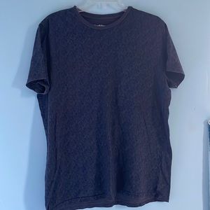 Goodfellow & co men’s large navy floral cotton t shirt normcore neutral casual